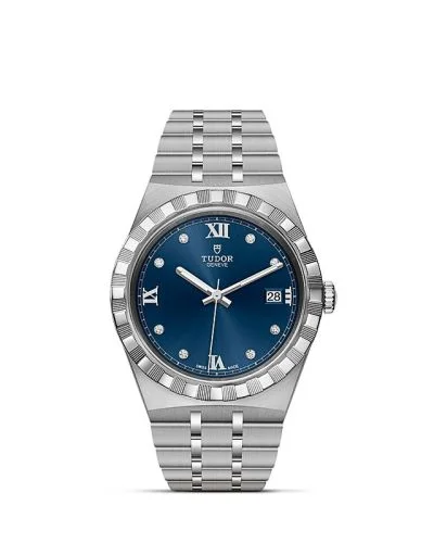 Royal Date 38 Stainless Steel / Blue - Diamond