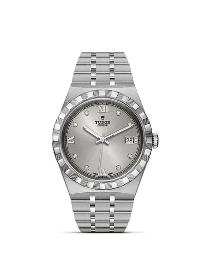 Royal Date 38 Stainless Steel / Silver - Diamond