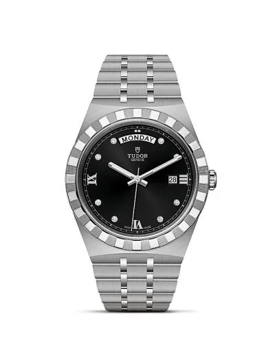 Royal Day-Date 41 Stainless Steel / Black - Diamond