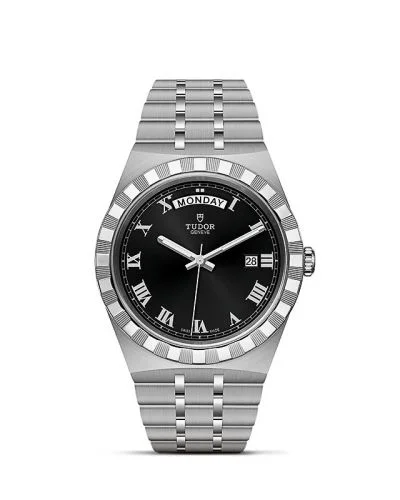 Royal Day-Date 41 Stainless Steel / Black - Roman