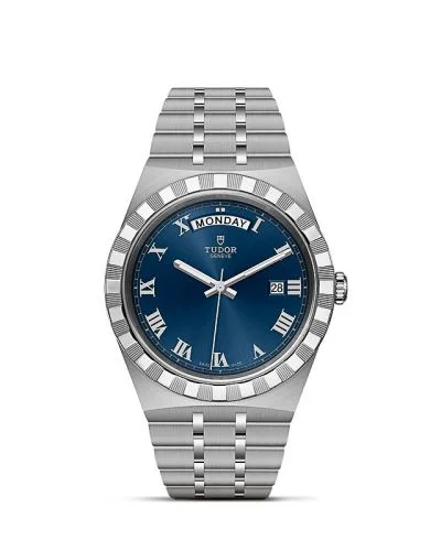 Royal Day-Date 41 Stainless Steel / Blue - Roman