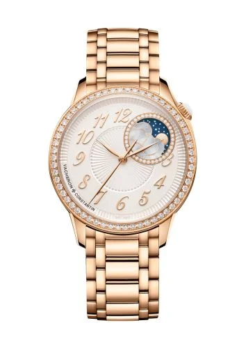 Égérie Moonphase 37 Pink Gold - Diamond / Silver / Bracelet
