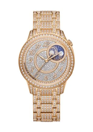 Égérie Moonphase 37 Rose Gold / Diamond - Diamond / Bracelet