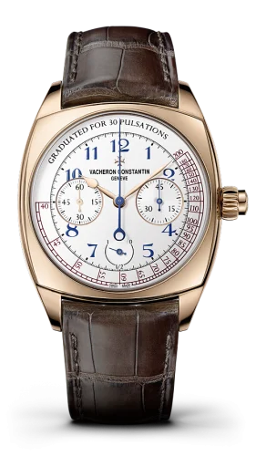 Harmony Chronograph Pink Gold / Blue Numerals