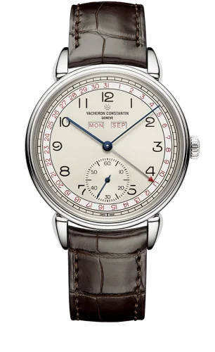 Historiques Triple Calendrier 1942 Stainless Steel / Silver / Burgundy