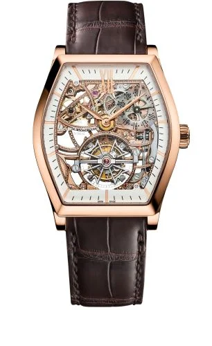 Malte Tourbillon Skeleton Pink Gold / Silver