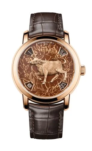 Métiers d'Art The Legend of the Chinese Zodiac Year of the Ox Pink Gold