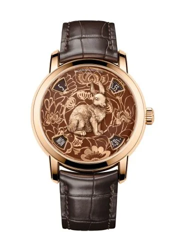 Métiers d'Art The Legend of the Chinese Zodiac Year of the Rabbit Pink Gold