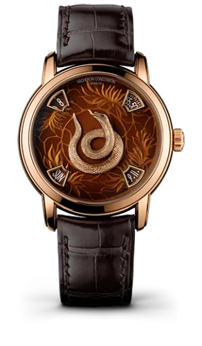 Métiers d'Art The Legend of the Chinese Zodiac Year of the Snake Pink Gold
