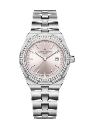 Overseas Automatic 35 Stainless Steel - Diamond / Silver / Bracelet