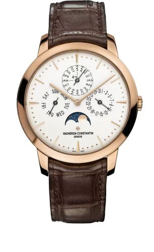 Patrimony Perpetual Calendar Pink Gold / Silver