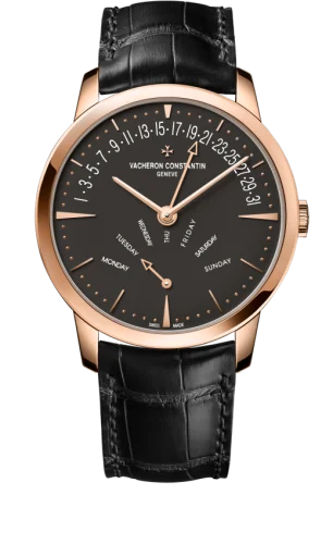 Patrimony Retrograde Day-Date Pink Gold / Anthracite