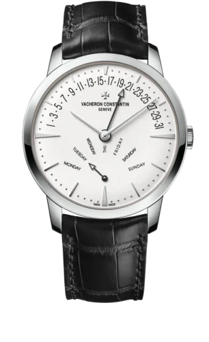 Patrimony Retrograde Day-Date White Gold / Silver