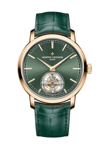 Traditionnelle Tourbillon Pink Gold / Green