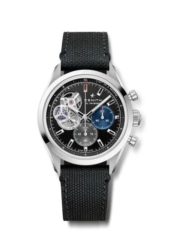 Chronomaster Open Stainless Steel / Black / Rubber