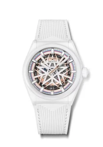 Defy Classic 41mm White Ceramic / Fusalp