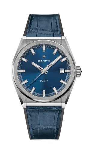 Defy Classic Titanium / Blue / Alligator
