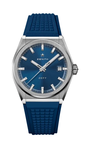 Defy Classic Titanium / Blue / Rubber