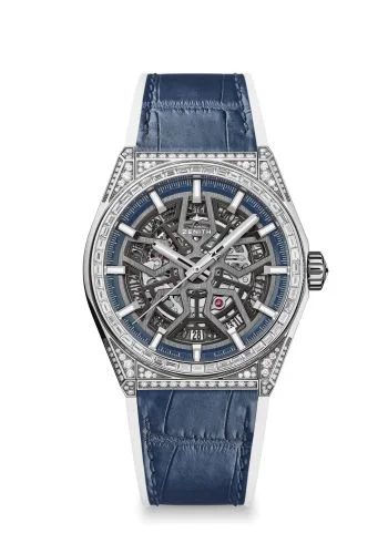 Defy Classic Titanium / Diamond / Skeleton / Alligator