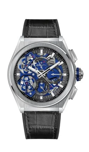 Defy Double Tourbillon Platinum / Skeleton / Alligator