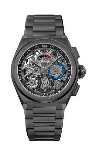 Defy El Primero 21 Black Ceramic / Skeleton / Bracelet