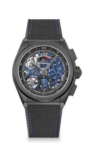 Defy El Primero 21 Black Ceramic / Skeleton / Cordura / Boutique Edition