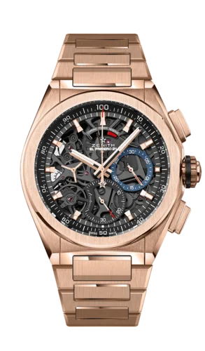 Defy El Primero 21 Rose Gold / Skeleton / Bracelet