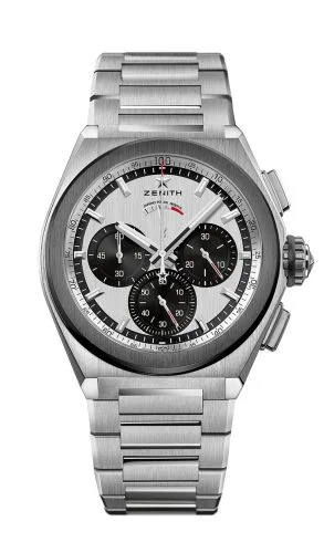 Defy El Primero 21 Titanium / Ceramic / Silver Panda / Bracelet