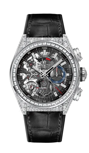 Defy El Primero 21 Titanium / Diamond / Skeleton / Alligator