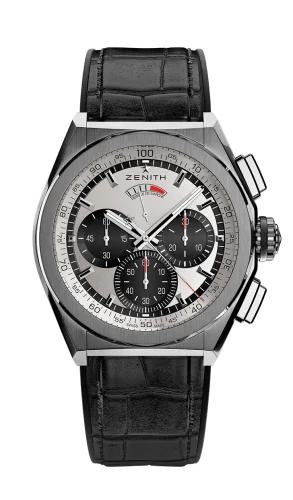 Defy El Primero 21 Titanium / Silver Panda / Alligator
