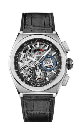 Defy El Primero 21 Titanium / Skeleton / Alligator