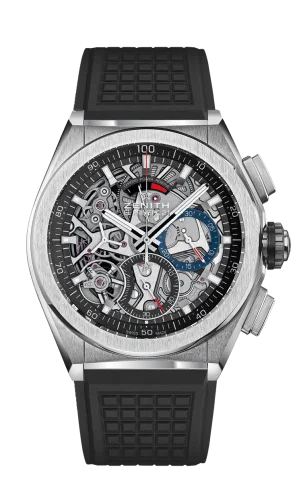 Defy El Primero 21 Titanium / Skeleton / Rubber