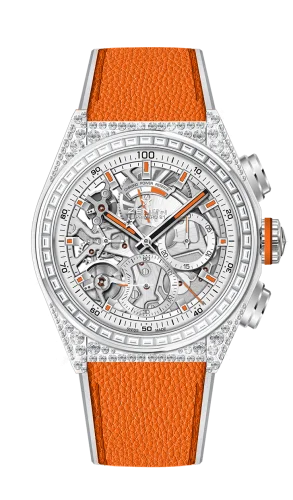 Defy El Primero 21 White Gold / Diamond / Skeleton / Fabric / Swizz Beatz