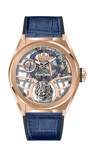 Defy Zero G Rose Gold / Skeleton / Alligator