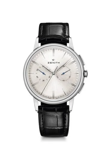 Elite Chronograph Classic Stainless Steel / Silver / Alligator