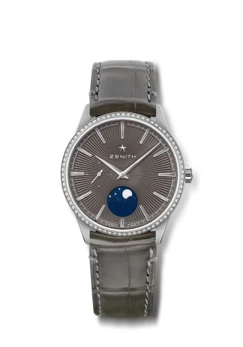 Elite Moon Phase 36 Stainless Steel / Grey