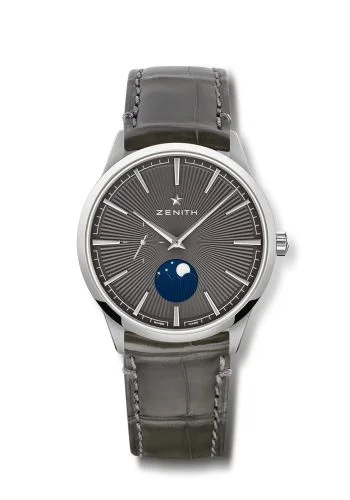 Elite Moon Phase 40 Stainless Steel / Grey