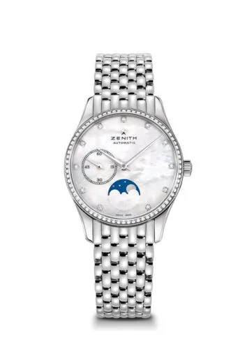 Elite Ultra Thin Lady Moonphase MOP / Diamond / Bracelet