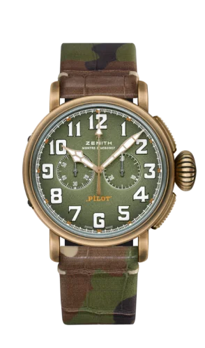 Pilot Type 20 Chronograph Adventure Bronze / Khaki / Camo Alligator
