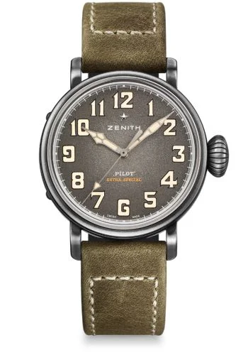 Pilot Type 20 Extra Special 40 Aged Stainless Steel / Green