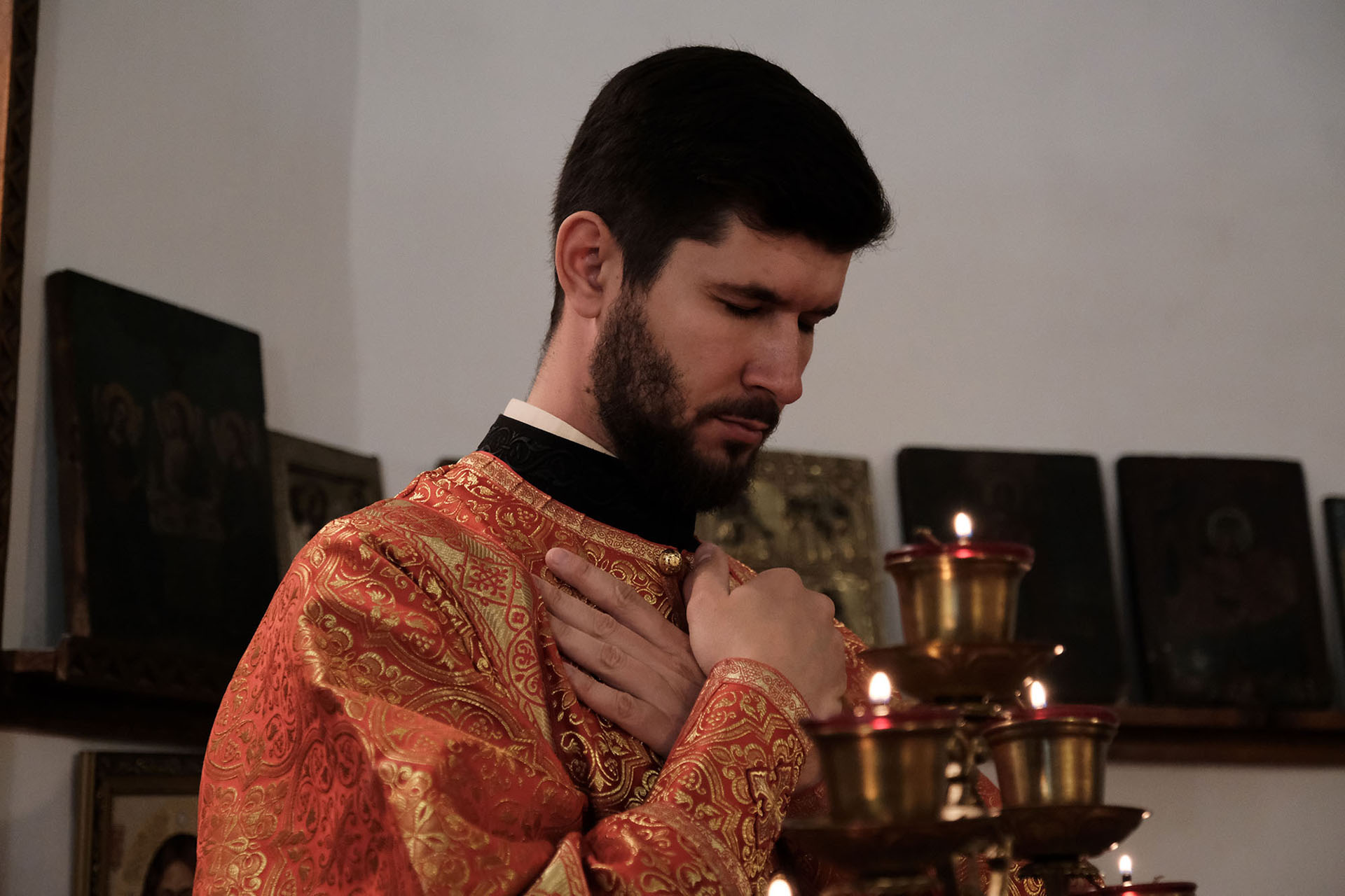 Литургия во Владимирском кафедрал