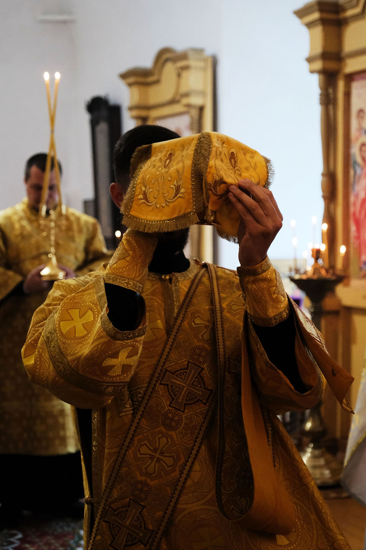 Литургия в Филипповском приделе Вл