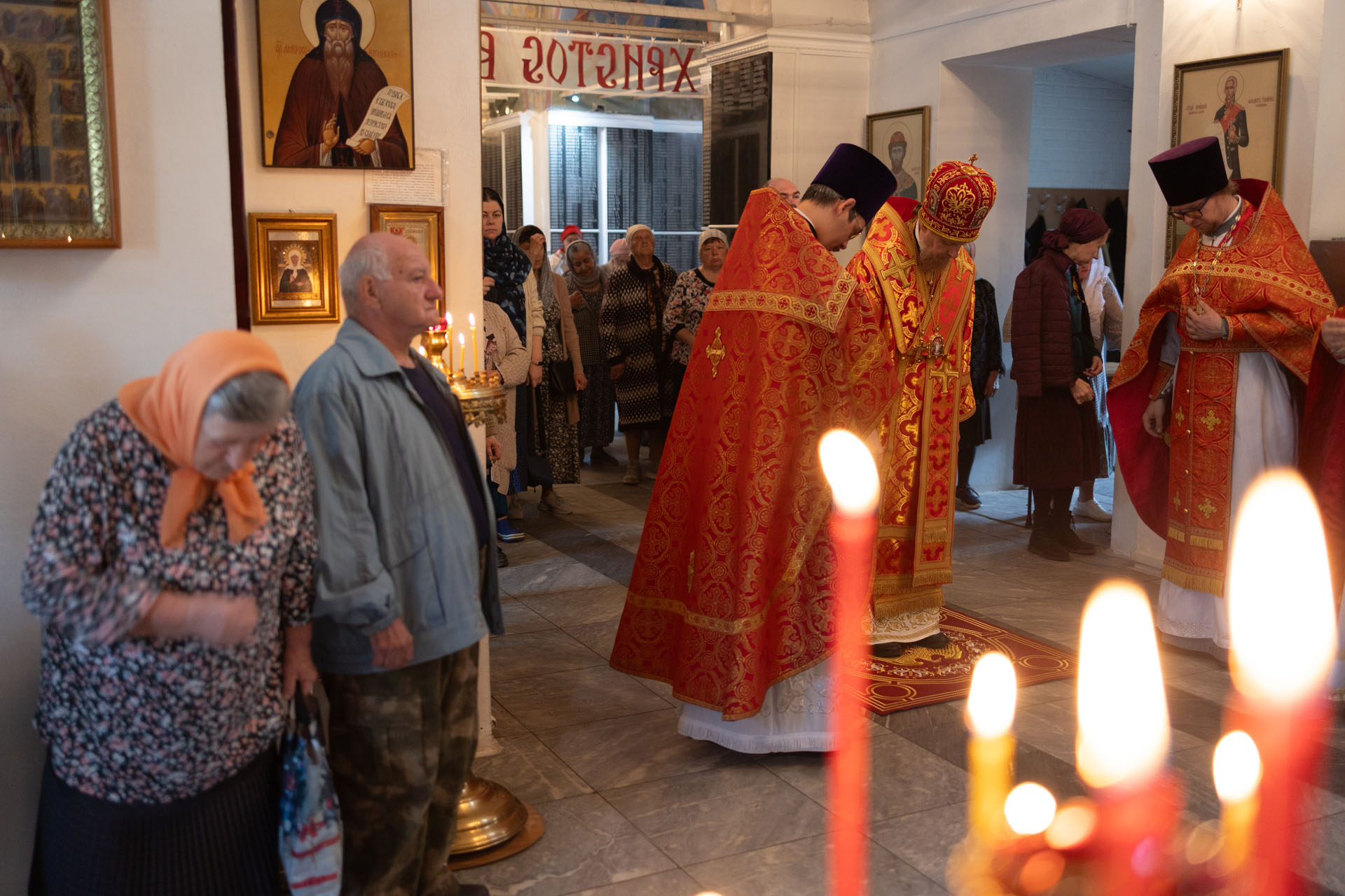 Литургия в Георгиевском храме горо