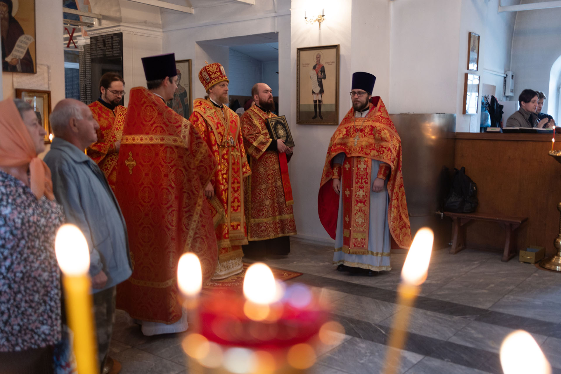 Литургия в Георгиевском храме горо