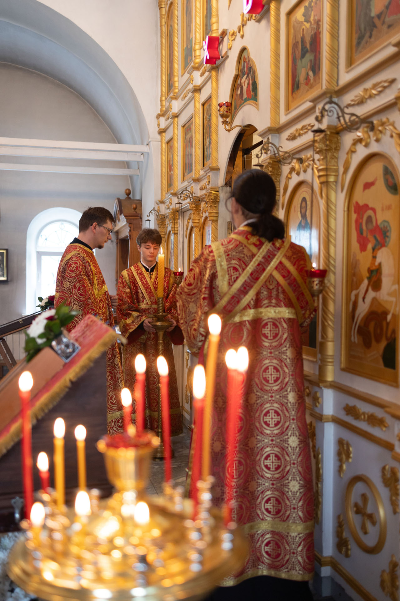 Литургия в Георгиевском храме горо