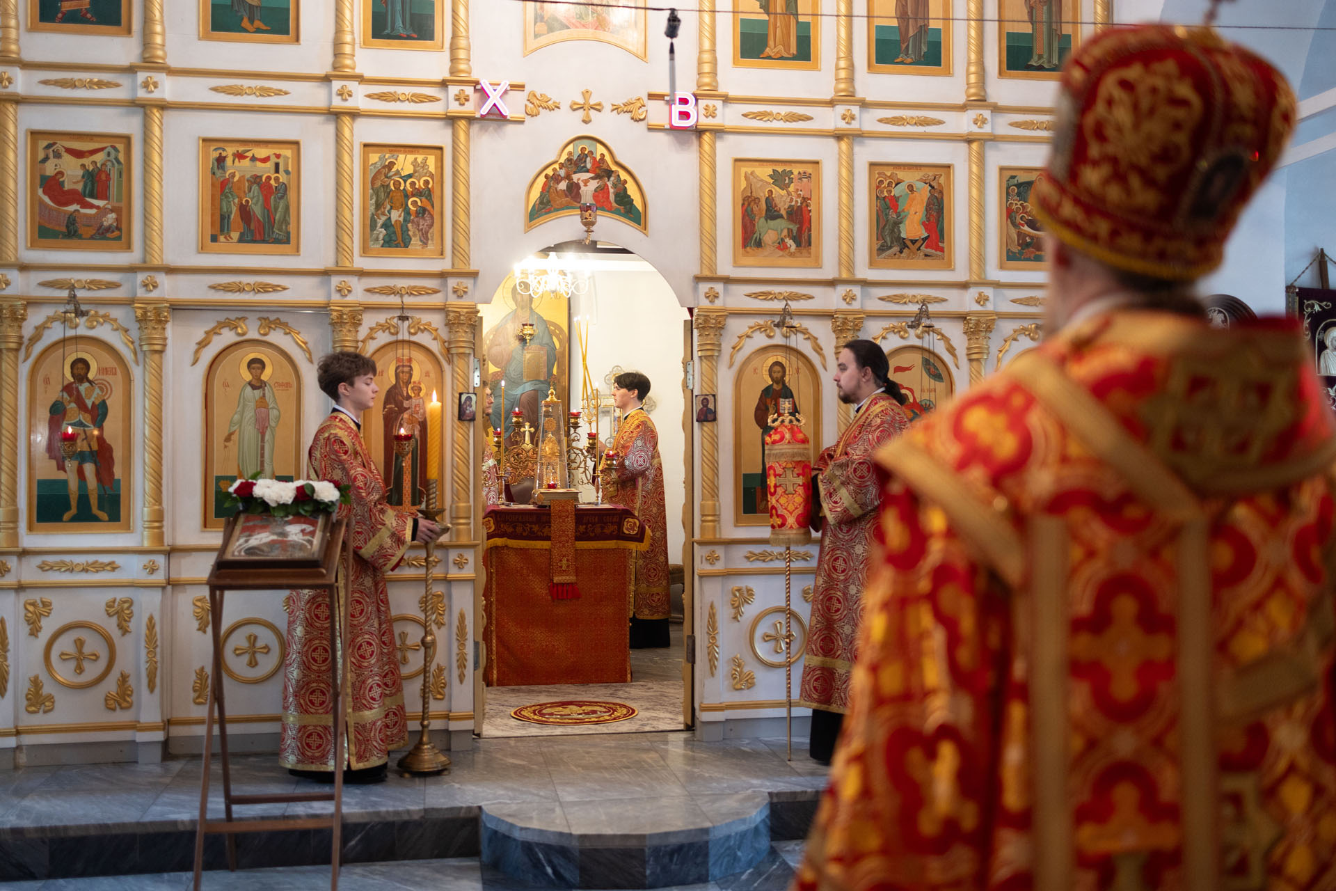 Литургия в Георгиевском храме горо