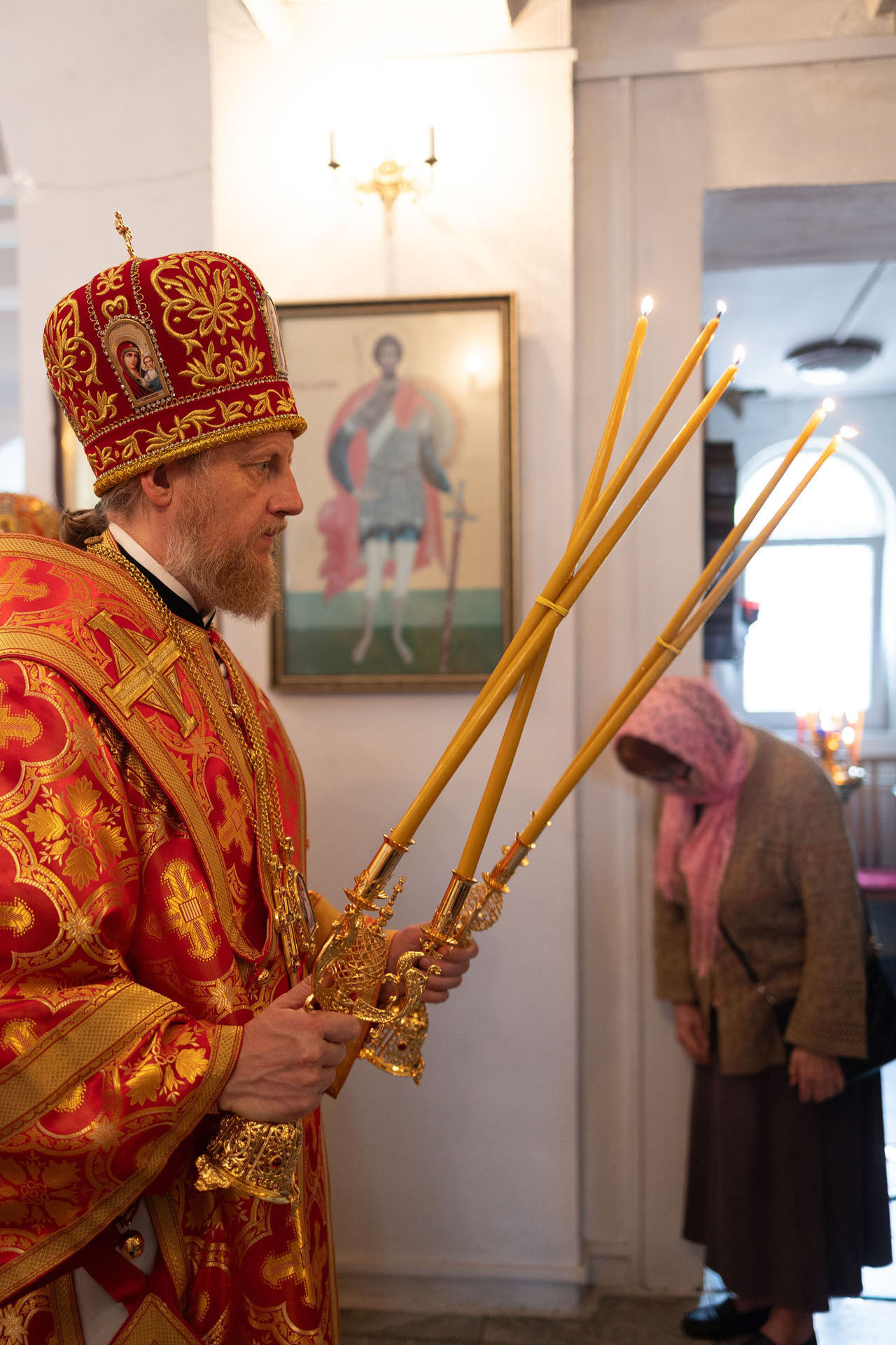 Литургия в Георгиевском храме горо