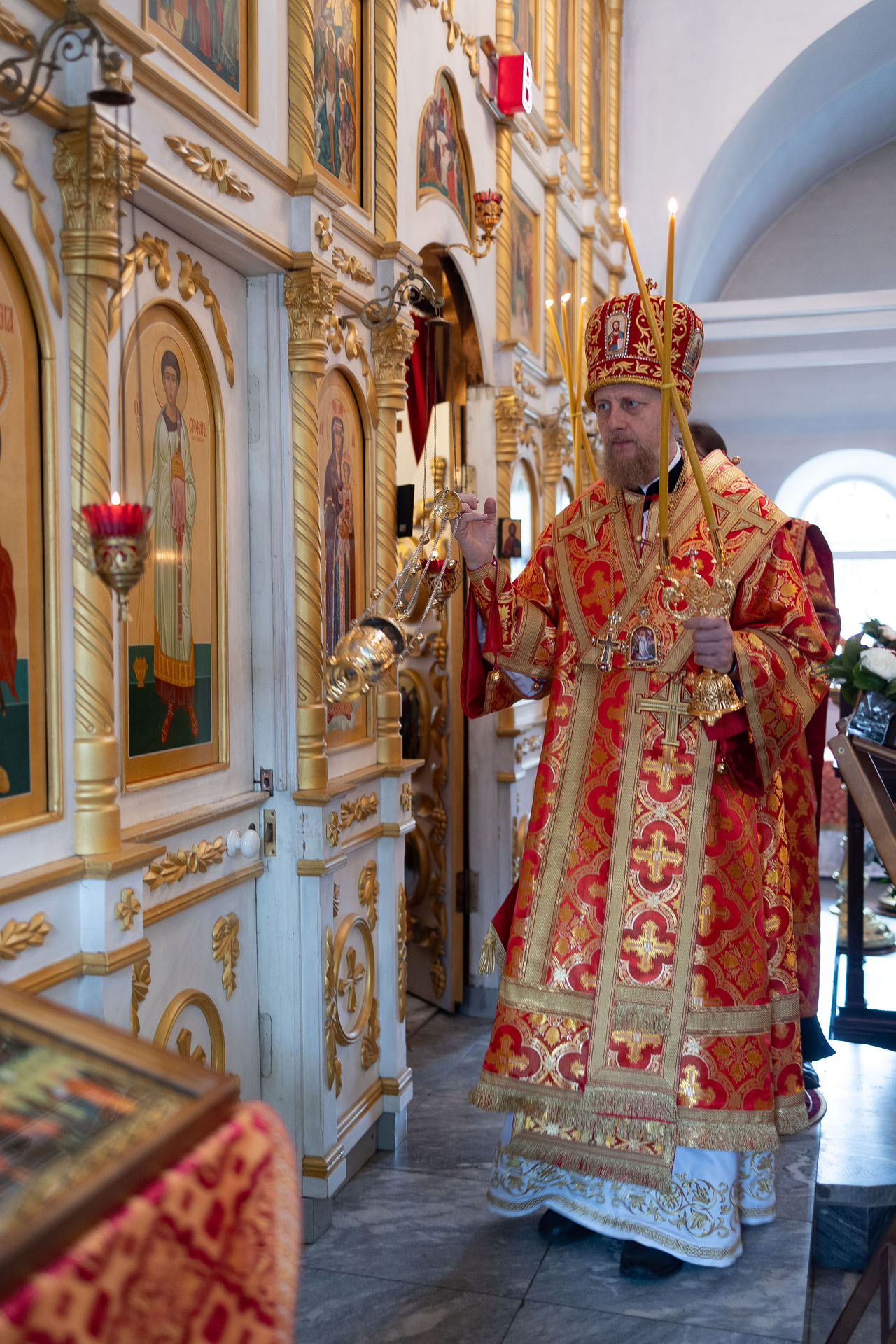Литургия в Георгиевском храме горо