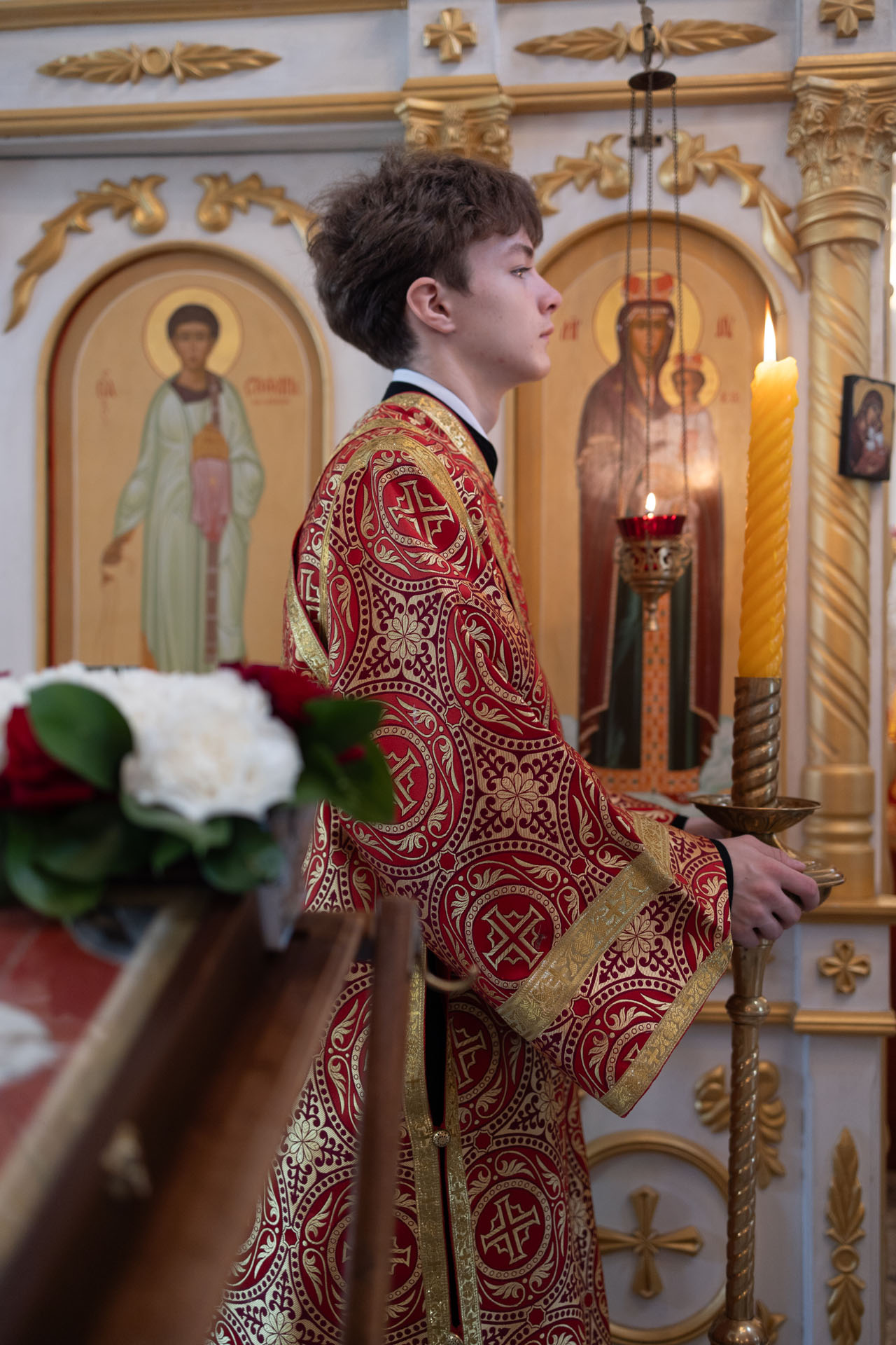 Литургия в Георгиевском храме горо