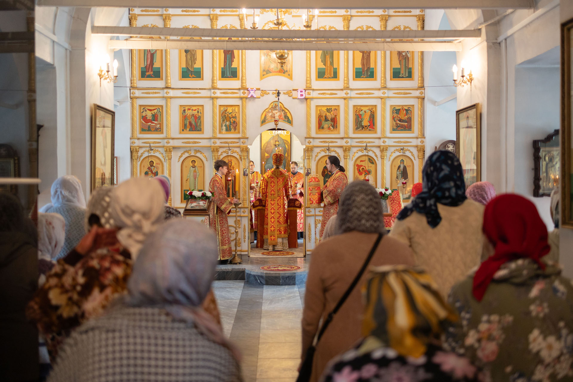 Литургия в Георгиевском храме горо